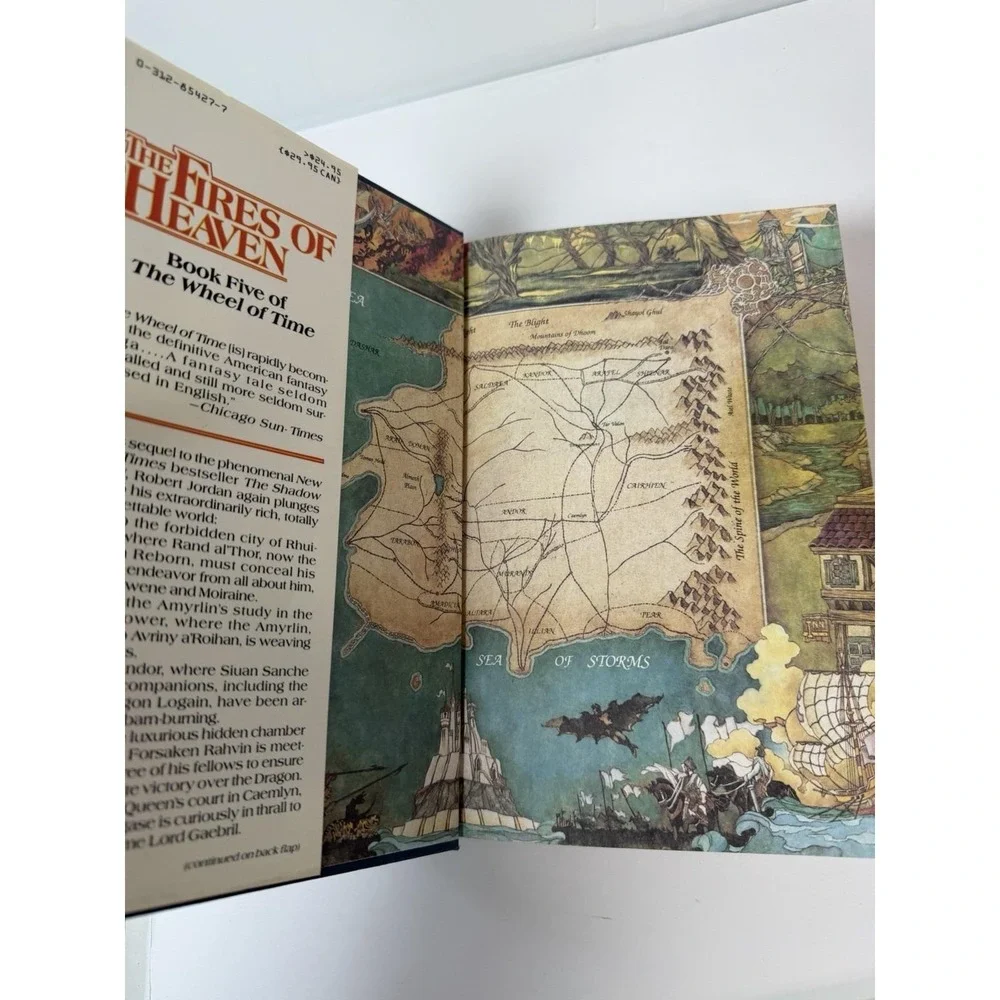 The Wheel of Time - The Fires of Heaven - Robert Jordan 1st Ed. 1st‎ Print HC